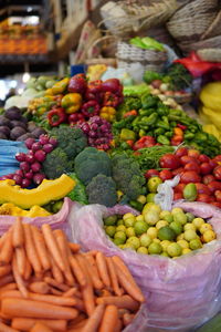 Close-up of vegetables for sale