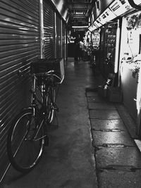 View of empty corridor