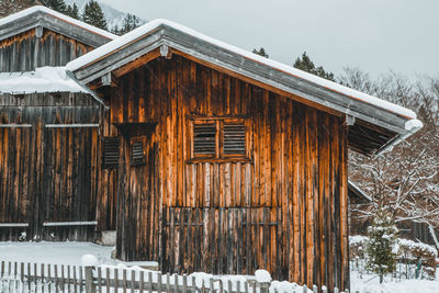 Close-up of old building