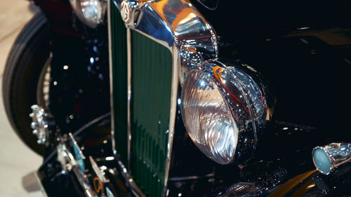 Close-up of glass bottles