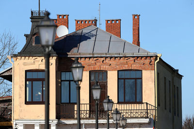 Built structure against clear sky