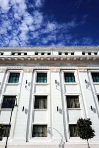 Low angle view of building against sky