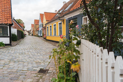 Street amidst buildings in city