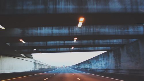 Road under bridge