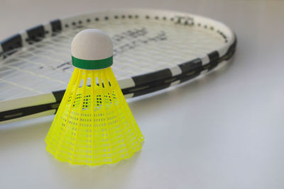 Close-up of equipment on white background