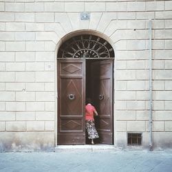 View of entrance of building