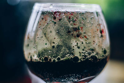 Close-up of drink on table