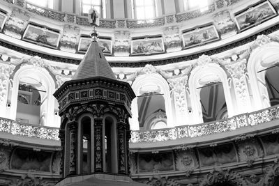 Low angle view of historical building
