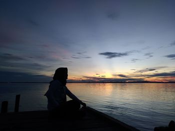 Girl and ocean