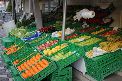 Close-up of vegetables for sale in market