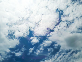 Low angle view of clouds in sky