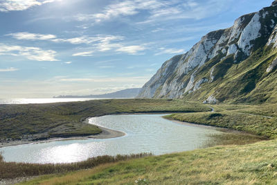 Scenic view of landscape against sky