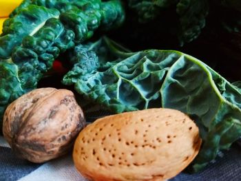 Close-up of bread in plate