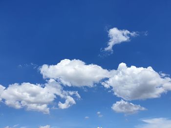 Low angle view of clouds in sky