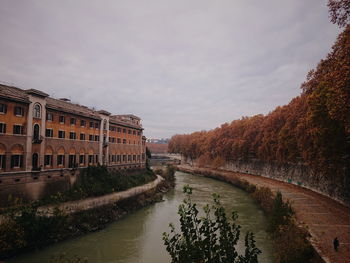 Panoramic view of buildings against sky