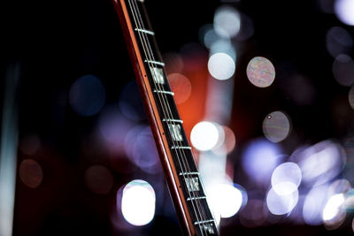 Close-up of guitar