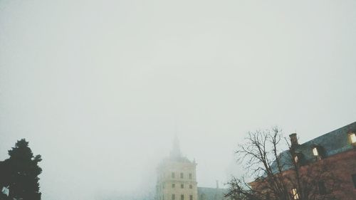 Low angle view of church