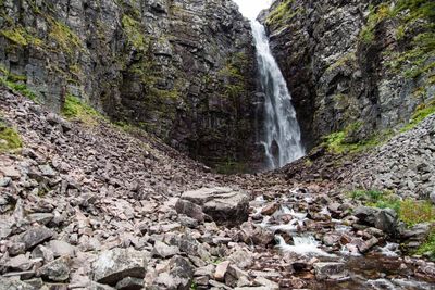 View of waterfall