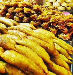 Full frame shot of food for sale