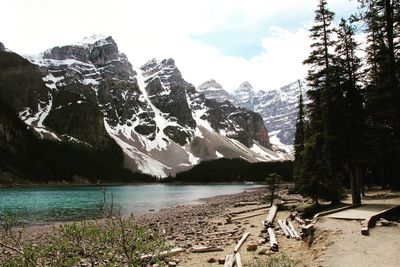 Scenic view of mountains