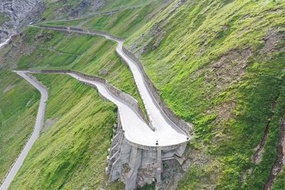 High angle view of landscape