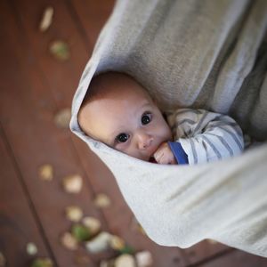 Portrait of cute baby girl