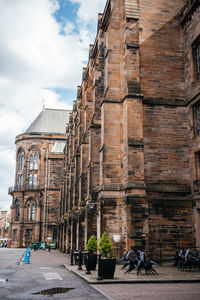 Gothic architecture of the university of glasgow's main building