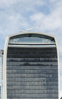 Low angle view of building against sky