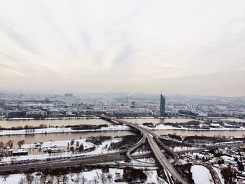 Cityscape against sky