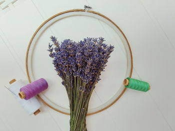 Midsummer lavender harvest - embroidery, journaling, gardening