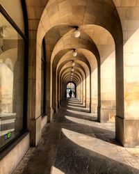 Corridor of building