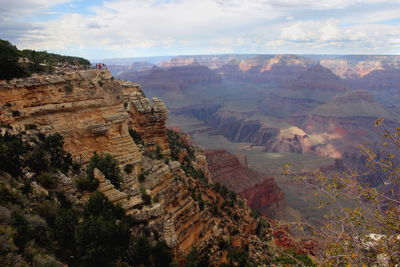 Scenic view of mountains