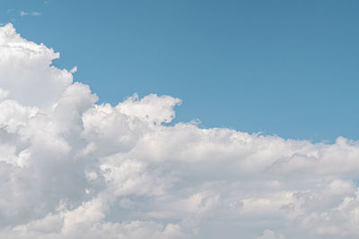 Low angle view of clouds in sky