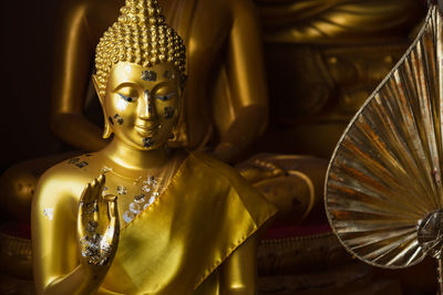 Close-up of buddha statue