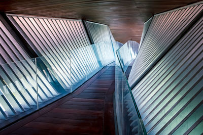 Staircase in modern building