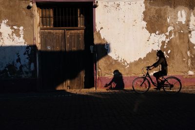 Bicycle on street in city