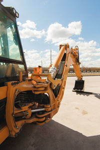 View of construction site against sky