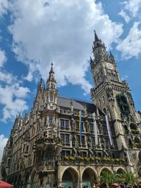 Buildings in city against sky