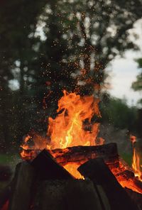 burning