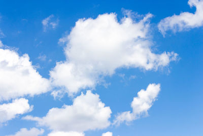 Low angle view of clouds in sky