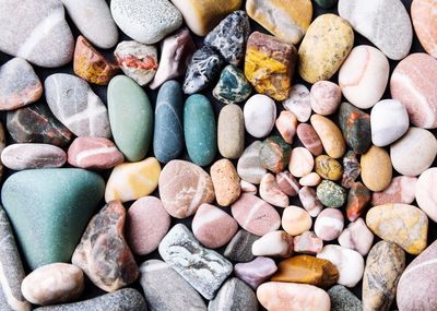 Full frame shot of stones