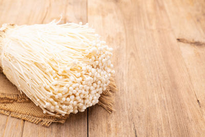 Close-up of food on table