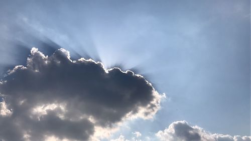 Low angle view of sky