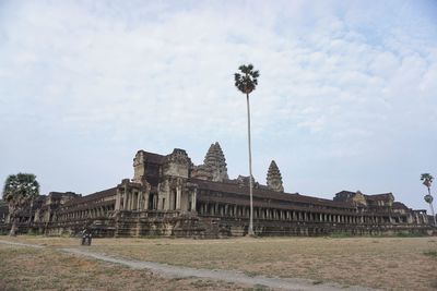 Low angle view of building against sky