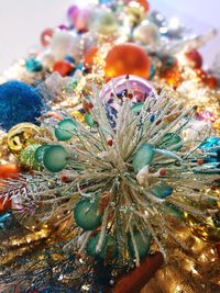 Close-up of christmas decoration