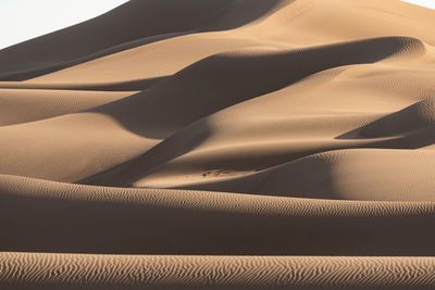 View from nature and landscapes of dasht e lut or sahara desert. middle east desert