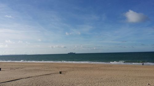 Scenic view of beach