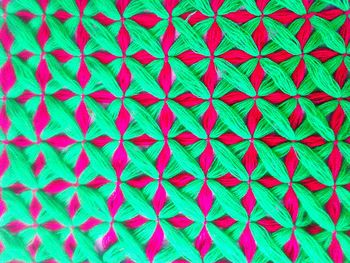 Full frame shot of red wall