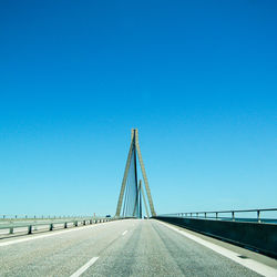 Bridge against blue sky