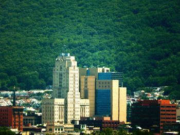 Low angle view of modern buildings